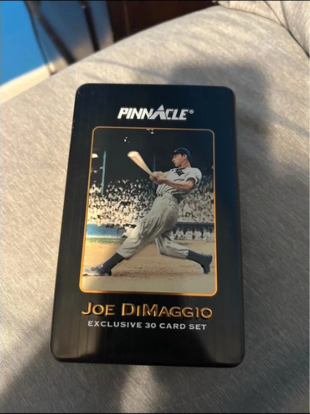 Joe DiMaggio Collector Tin - Black